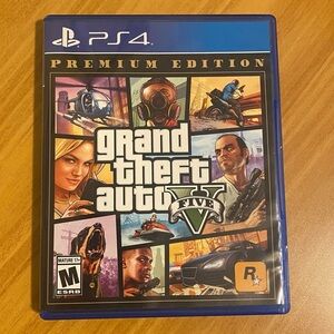 PS4 Grand Theft Auto Five Premium Edition Video Game